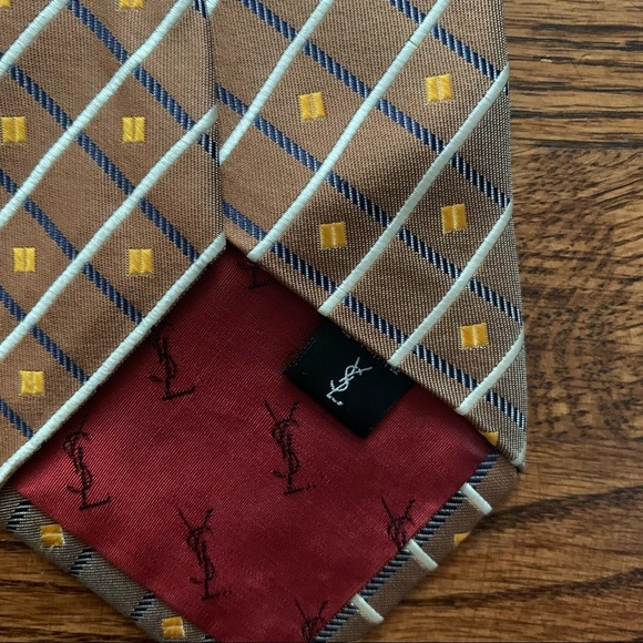 Yves Saint Laurent silk tie - Picture 5 of 6